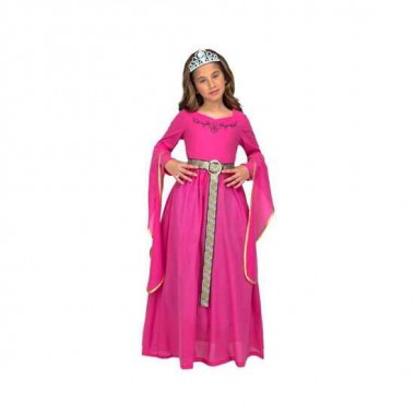 DISFRAZ PRINCESA MEDIEVAL ROSA TALLA 5-6 Y