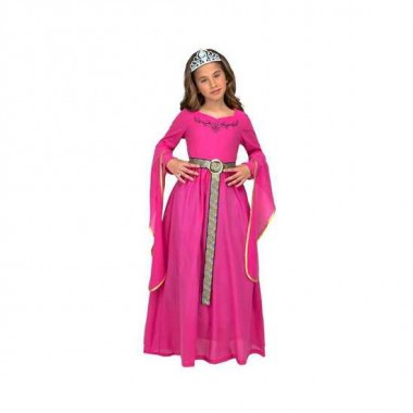 DISFRAZ PRINCESA MEDIEVAL ROSA TALLA 7-9 Y