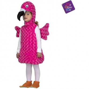 DISFRAZ INFANTIL FLAMENCO PELUCHE TALLA 3-4 AÑOS