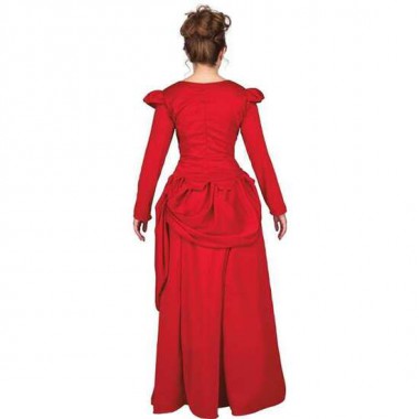 DISFRAZ DAMA ROJA DEL OESTE ML (VESTIDO Y ENAGUA)