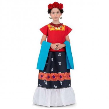 DISFRAZ INFANTIL FRIDA KAHLO TALLA 5-6 AÑOS