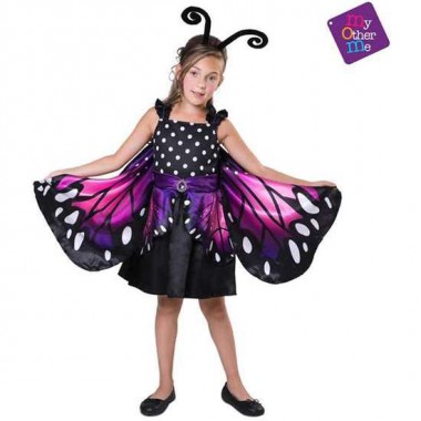 DISFRAZ NIÑA MARIPOSA TALLA 5-6 AÑOS