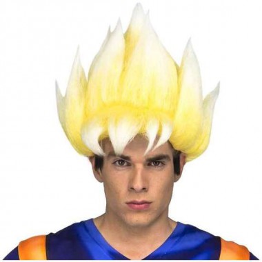 PELUCA ADULTO SAYAN GOKU TALLA ÚNICA