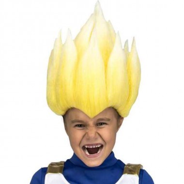 PELUCA INFANTIL SAYAN VEGETA TALLA ÚNICA