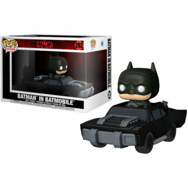 FIGURA POP RIDE MOVIES DC COMICS THE BATMAN BATMAN IN BATMOBILE