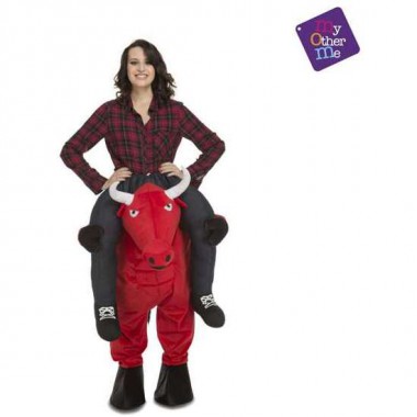 DISFRAZ RIDE-ON TORO ROJO TALLA ONE SIZE ADULT