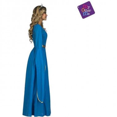 DISFRAZ PRINCESA MEDIEVAL AZUL TALLA M-L