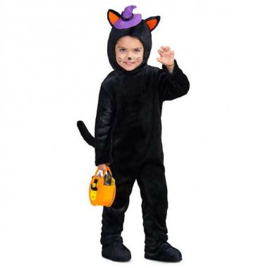 DISFRAZ GATITO CON CALABAZA TALLA 3-4 AÑOS