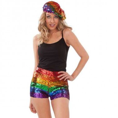 SHORTS RAINBOW T/40