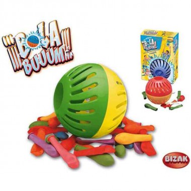 JUEGO BOLA BUUUM CON GLOBOS