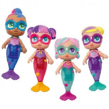 MUÑECA BEBÉ SUPER CUTE MINI SIRENAS CUTIES 12 CM - MODELOS SURTIDOS