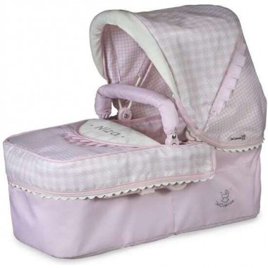 COCHE MUÑECA 3 X 1 XL NIZA 45X80X81 CM CON BOLSO Y ALMOHADA.