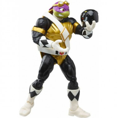 BLISTER FIGURAS DONATELLO + LEONARDO POWER TORTUGAS NINJA RANGERS 15CM