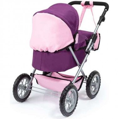 COCHE MUÑECAS TRENDY ROYAL MORADO 67X67X41 CM