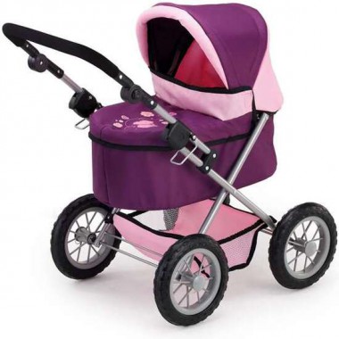 COCHE MUÑECAS TRENDY ROYAL MORADO 67X67X41 CM