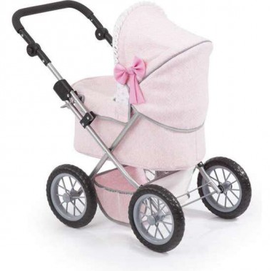 COCHE MUÑECAS TRENDY ROSA 68X67X41 CM