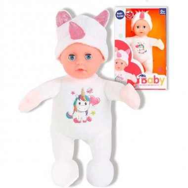 MUÑECA UNICORNIO DE PELUCHE 25CM