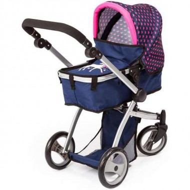 SET CARRITO COCHE DE MUÑECAS MEGA COMBI 69.98X54.99X34.98 CM