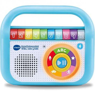 REPRODUCTOR MUSICAL GRABA, CANTA Y BAILA 40 CANCIONES, BLUETOOTH