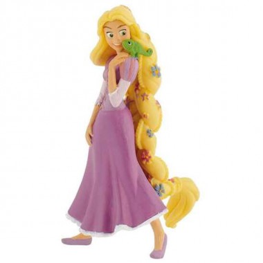 FIGURA RAPUNZEL CON FLOR 10 CM