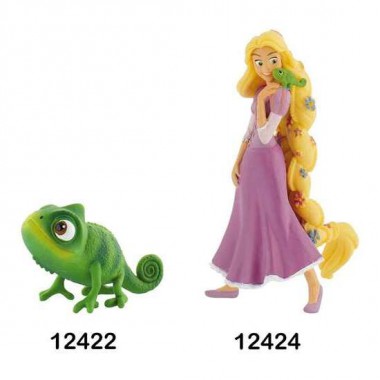 FIGURA RAPUNZEL CON FLOR 10 CM