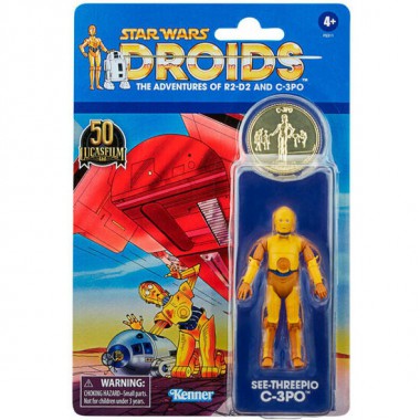 FIGURA C3-PO STAR WARS DROIDS VINTAGE STAR WARS VINTAGE 10CM