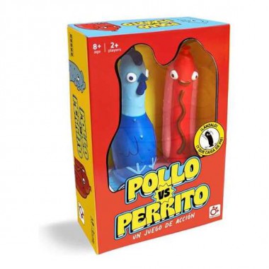 JUEGO POLLO VS PERRITO. ¿QUIÉN SERÁ EL MEJOR: POLLO O PERRITO? 26,7 X 18 X 7,5