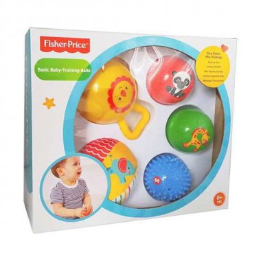 SET 5 PELOTAS ENTRENAMIENTO FISHER-PRICE