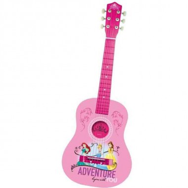 GUITARRA MADERA PRINCESAS DISNEY 75CM.