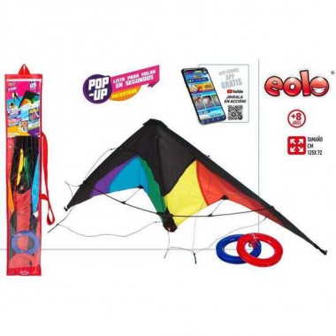 COMETA STUNT KITE POP-UP MAGIC ARCO IRIS 125X72 CM