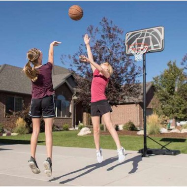 CANASTA BALONCESTO POLIETILENO LIFETIME PORTÁTIL CON TABLERO DE AJUSTABLE ALTURA 229-305 CM