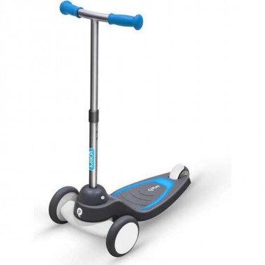 PATINETE TRES RUEDAS NEW SCOTTER MIKA QPLAY PLAY AZUL CON LUCES LED.73X55X29.50 CM