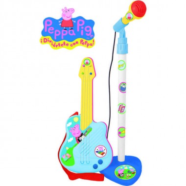 GUITARRA CON MICROFONO PEPPA PIG