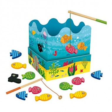 JUEGO DE LA PESCA MADERA