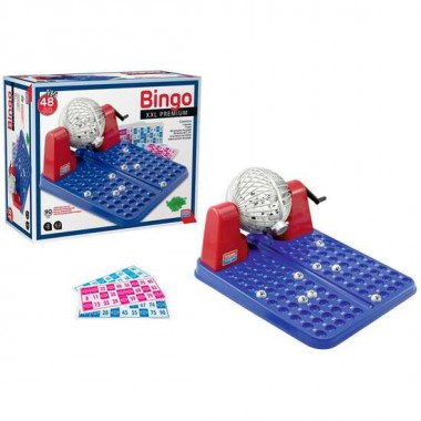 BINGO XXL PREMIUM 48 CARTONES Y BOLAS IMBORRABLES 40X33X21 CM