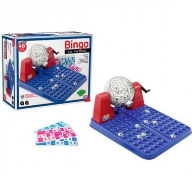 BINGO XXL PREMIUM 48 CARTONES Y BOLAS IMBORRABLES 40X33X21 CM