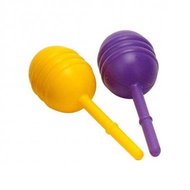 JUEGO MARACAS EN BOLSA Y PESTAÑA