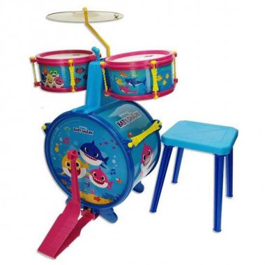 BATERIA SENCILLA C/BANQUETA BABY SHARK