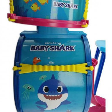 BATERIA SENCILLA C/BANQUETA BABY SHARK