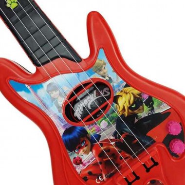 MICROFONO DE PIE CON AMPLIFICADOR Y GUITARRA LADY BUG