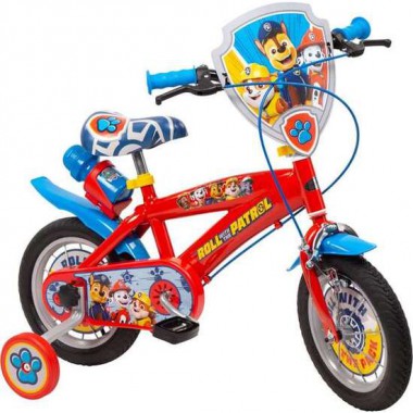 BICICLETA PAW PATROL 12" (3/5AÑOS)