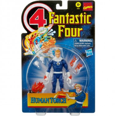 FIGURA LA ANTORCHA HUMANA LOS 4 FANTASTICOS MARVEL VINTAGE 15CM