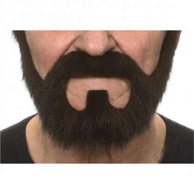 BARBA Y BIGOTE ADULTO TALLA ÚNICA