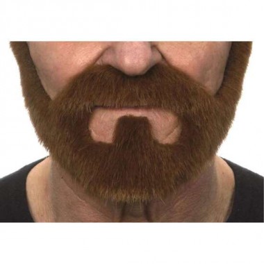 BARBA Y BIGOTE ADULTO TALLA ÚNICA