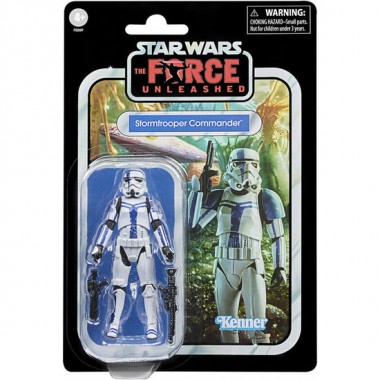 FIGURA STORMTROOPER COMMANDER THE FORCE UNLEASHED STAR WARS 9,5CM