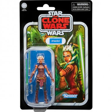 FIGURA AHSOKA TANO THE CLONE WARS STAR WARS VINTAGE COLLECTION 9,5CM