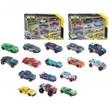 COCHES METAL MACHINE PACK 10 UNIDADES - MODELOS SURTIDOS