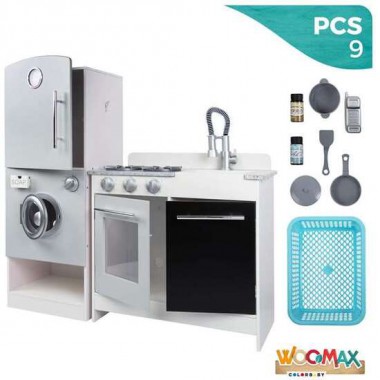 COCINA MODERNA DE MADERA WOOMAX 105X30X95 CM