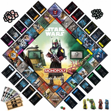 JUEGO MONOPOLY BOBA FETT STAR WARS ESPAÑOL