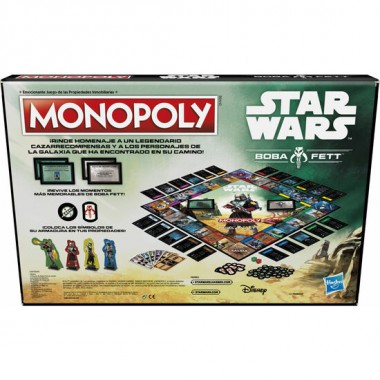 JUEGO MONOPOLY BOBA FETT STAR WARS ESPAÑOL